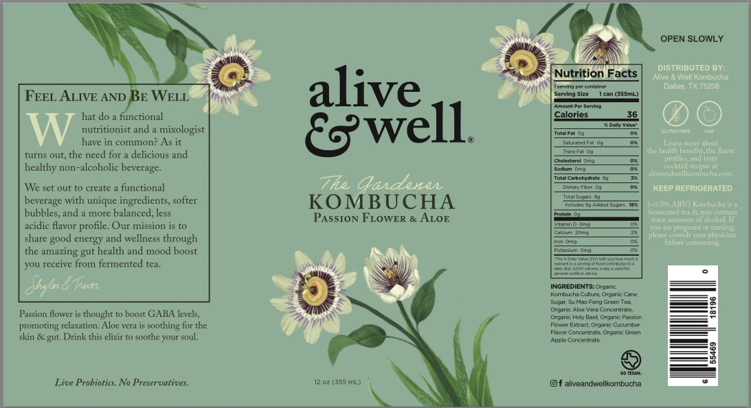 Passionflower & Aloe Kombucha