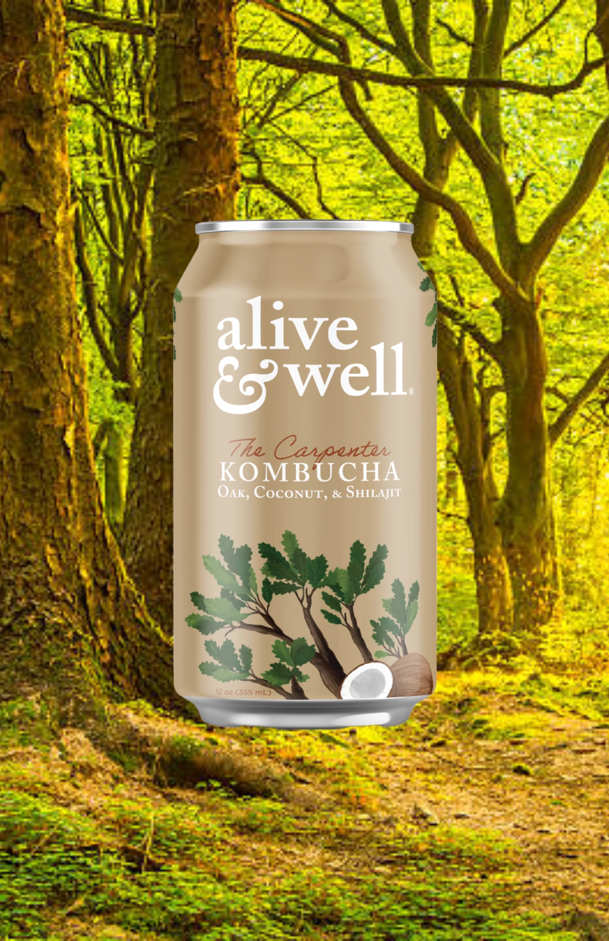 Oak & Coconut with Shilajit Kombucha
